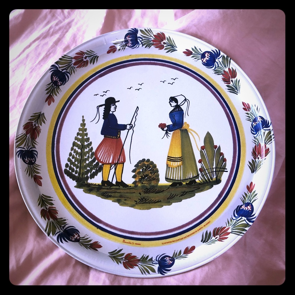 Vintage French Tray